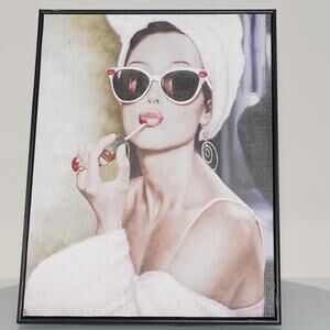 Glam Woman 3D Printed Wall Art - Pop Art Decor 11x14